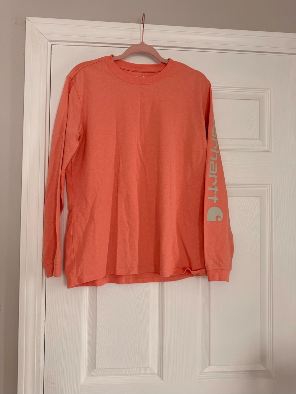Carhartt Long Sleeve Crewneck Shirt - Coral Pink